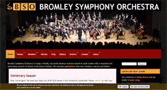 Desktop Screenshot of bromleysymphony.org